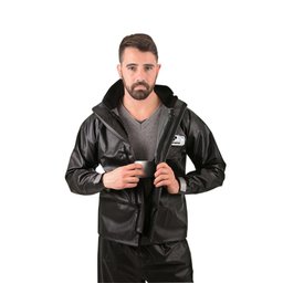 Conjunto Motoqueiro Estradeiro com Gola PVC Preto GG - Pioneira, Tamanho: GG - 3