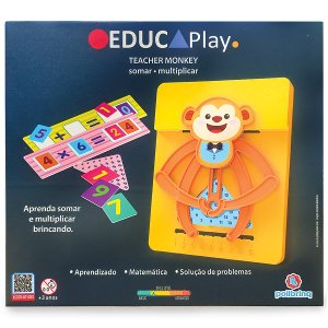 Jogo Educativo Macaco Matematico Polibrinq Pb524