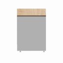 Ver imagem 6 de Mesa Escrivaninha Retangular X Escritório Pé Painel com Passa Cabos 120cm Executive Treviso E Branco