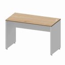 Ver imagem 2 de Mesa Escrivaninha Retangular X Escritório Pé Painel com Passa Cabos 120cm Executive Treviso E Branco