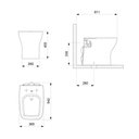 Ver imagem 4 de Vaso Sanitário Convencional Roca / Incepa Boss 1897270011100 Branco