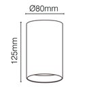 Ver imagem 3 de Spot de Sobrepor Redondo Branco Mr16 Gu10 Direcionável 12x8cm