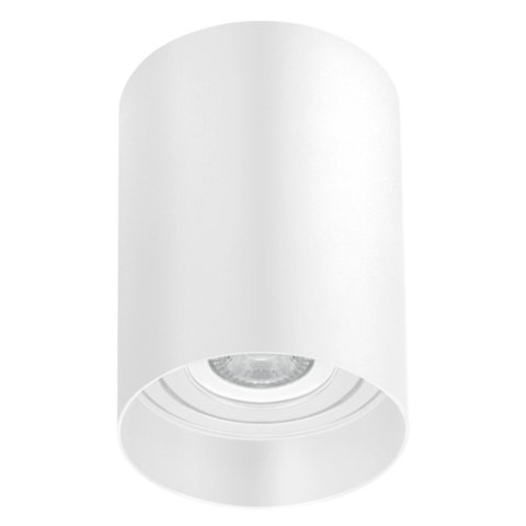 Spot de Sobrepor Redondo Branco Mr16 Gu10 Direcionável 12x8cm