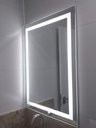 Ver mais imagens de Espelho Led 60x60 Luz 3 Cores Fria Neutra Quente Iluminação Jateado 0,60 X 0,60 Quadrado Touch 60cm