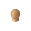 Ver imagem 6 de Kit 5 Puxadores de Madeira Redondos P/ Móveis Gavetas Armários Modelo Bola