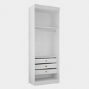 Ver imagem 2 de Módulo Guarda-Roupa 2 Portas 100% MDF Áurea - Arbo Design