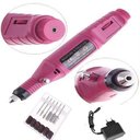 Ver imagem 2 de Lixa Eletrica de Unha Manicure e Pedicure 9V Rosa Profissional