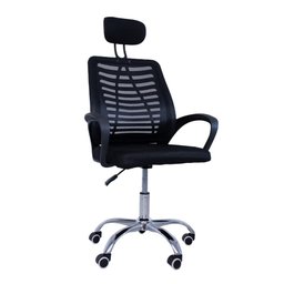 Cadeira de Escritório Office com Rodízios Viena Encosto Alto - 1