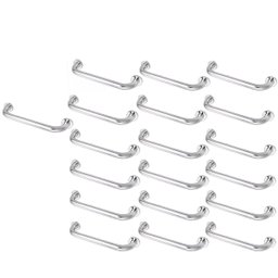 Barra Alça de Apoio Kit 19 Uni Aço Inox 30cm Acessibilidade Cadeirante Gestante Idoso Segurança Anti - 1