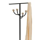 Ver imagem 2 de Cabideiro Ekko Preto Fosco Base Bronze Light Metalizado 165cm - 75111