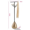 Ver imagem 3 de Cabideiro Ekko Preto Fosco Base Bronze Light Metalizado 165cm - 75111