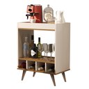 Ver imagem 2 de Aparador Encanto com Adega Off White Freijó