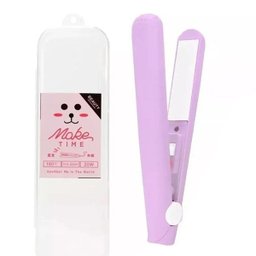 Mini Chapinha Prancha Viagem Cabelo 17cm Bivolt 110/220v Cor:roxo;gênero:unissex;tamanho:único - 2