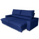 Ver imagem 1 de Sofá Retrátil Reclinável 3,10m (bi- Partido) - Tec.platinum (azul Marinho)