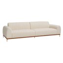 Ver imagem 4 de Sofá Cocie 3 Lugares 210cm Off White Bouclé Estrutura Madeira D23 Sofá Home