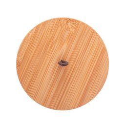 Potiche de Cerâmica com Tampa de Bambu e Pegador de Corda Lines Terracota 10cm X 12,5cm - Lyor - 3