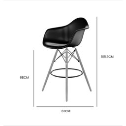 Banqueta para Sala de Jantar Arm Pp Dsw - 3