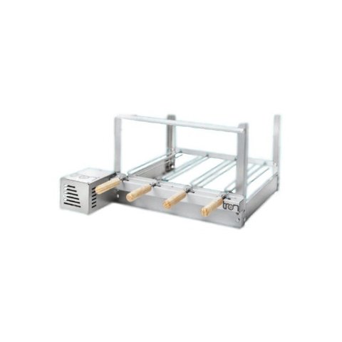 Churrasqueira Giratória Inox 4 Espetos Bivolt Tron Grill