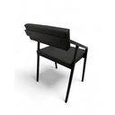 Ver imagem 4 de Cadeira Industrial Cozinha Bar Restaurante, Estofada Preto Metalon Preto Prisma.