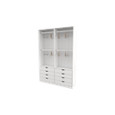 Ver imagem 1 de Armário Arara Gaveta Sabrina M14 100% Mdf (closet Gaveta)