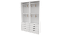 Ver imagem 1 de Armário Arara Gaveta Sabrina M14 100% Mdf (closet Gaveta)
