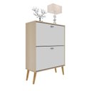 Ver imagem 1 de Sapateira Mudy Carvalho com Off White - Móveisaqui Moveisaqui