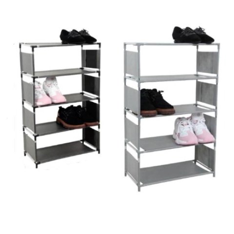 Sapateira 5 Prateleiras Estante Organizador Multiuso Tenis Brinquedos Roupas Porta Treca Lavanderia