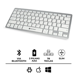 Teclado sem Fio Bluetooth - 4