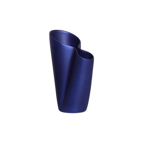 Decoração de Sala Vaso Decorativo de Cerâmica para Mesa Antúrios P Azul Royal
