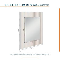Conjunto Completo para Banheiro Slim Kit Ripy 60cm - 9