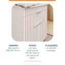 Ver imagem 5 de Conjunto Completo para Banheiro Slim Kit Ripy 60cm Yescasa Branco