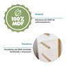 Quarto de Bebê Completo com Guarda Roupa Cômoda e Berço 100% Mdf Jolie Retrô Espresso Móveis - 14