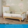 Quarto de Bebê Completo com Guarda Roupa Cômoda e Berço 100% Mdf Jolie Retrô Espresso Móveis - 8