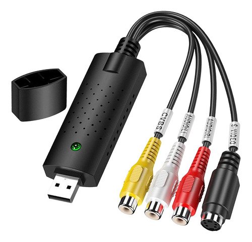 Dispositivo Usb 2.0 Vídeo Áudio Placa de Captura Adaptador