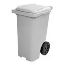 Ver mais imagens de Lixeira Grande Contentor de Lixo com Rodas 240 Litros Vm Cor:branco