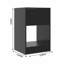 Ver imagem 3 de Mesa de Cabeceira Bravo com Gaveta e Nicho