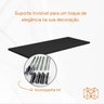 4 Prateleiras Invisíveis Pretas 90x30x1,5: Estilo e Funcionalidade para Cada Ambiente - 2