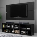 Ver imagem 1 de Rack com Painel para TV até 55 Polegadas 180cmx141,8cm Imperador Preto