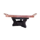 Ver imagem 2 de Kit Fondue em Pedra Sabão para Carne 27 Cm - Fogareiro + Grelha - Curado