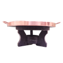 Ver imagem 3 de Kit Fondue em Pedra Sabão para Carne 27 Cm - Fogareiro + Grelha - Curado