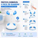 Ver imagem 6 de Suporte de Banho para Bebê em Pé Ajustável 44-54cm com Apoio Frontal e Base Antiderrapante para Box