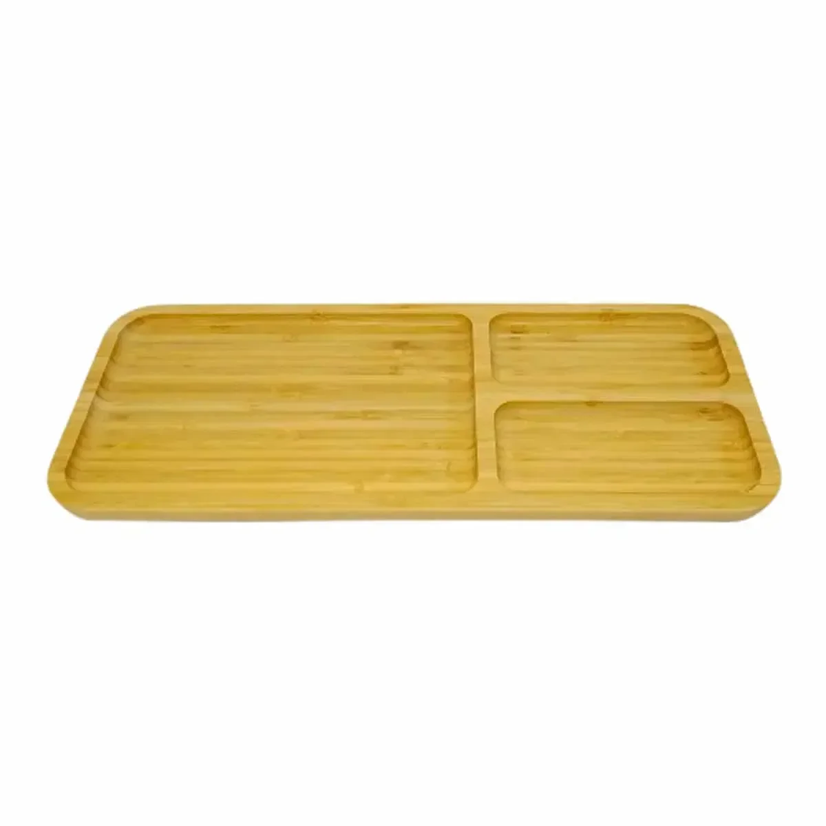 Petisqueira C/ 3 Divisórias de Bambu Imporiente