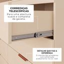 Ver imagem 5 de Cômoda Lyon 100% MDF Móveis Home | 8 Gavetas e Kit de Pés