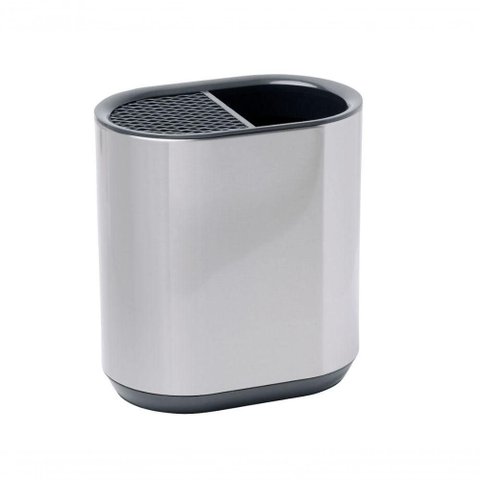 Porta Facas e Utensílios Inox 18 Cm Mimo Style Aj22197