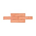 Ver imagem 4 de Revestimento Cerâmica Natural - Tijolinho Ollastra 5,3x24cm Marrom/Terracota