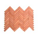 Ver imagem 3 de Revestimento Cerâmica Natural - Tijolinho Ollastra 5,3x24cm Marrom/Terracota