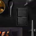 Ver imagem 2 de 24 Molheiras Porta Shoyu de Melamina com Divisória 60ml Retangular Profissional para Servir