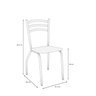 Conjunto 4 Cadeiras para Sala de Jantar Portugal Metal - 2