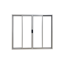 Ver imagem 1 de Vitrô 4 Folhas de Correr Aluminio Branco 1,00x1,20