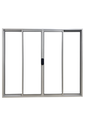 Ver imagem 1 de Vitrô 4 Folhas de Correr Aluminio Branco 1,00x1,20